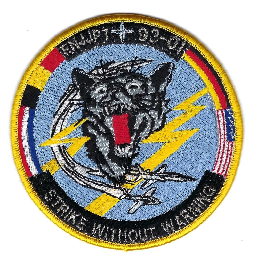 90's ENJJPT CLASS 93-01 (SHEPPARD AFB) "STRIKE WITHOUT WARNING" patch