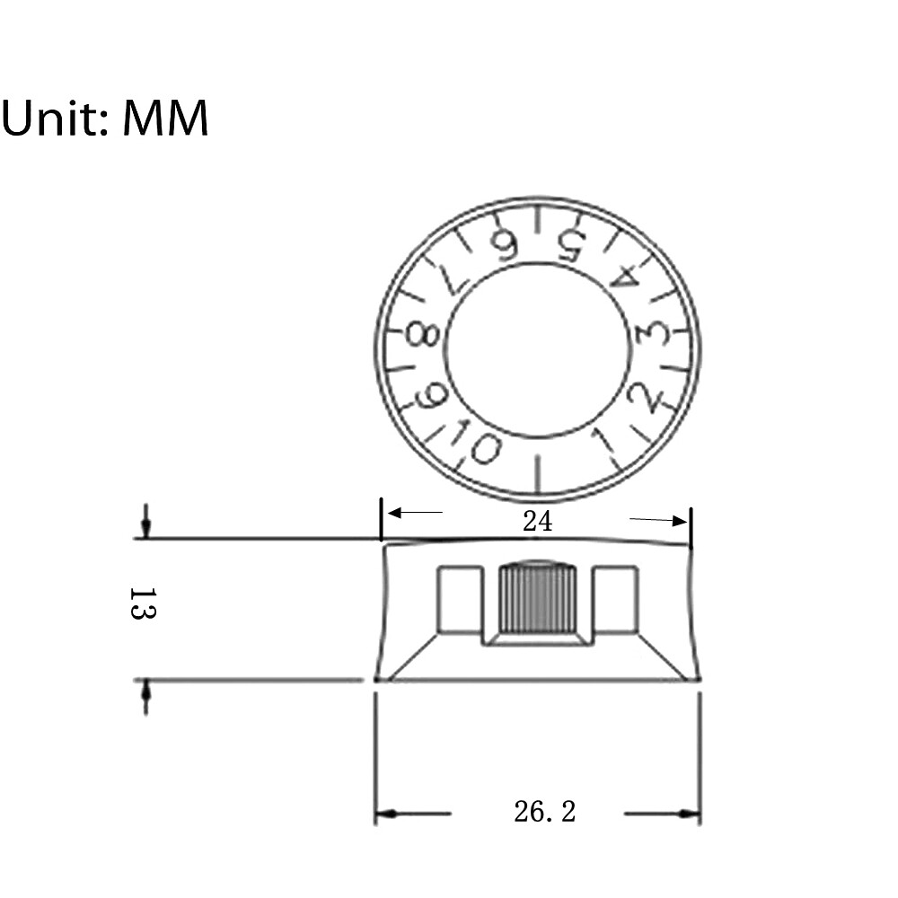 4Pcs Gold Guitar Speed Control Knobs Tone Volume Knobs Pots for Electric Guitar