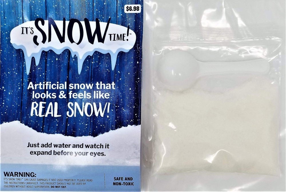 “It's Snow Time!” Artificial Snow – 2 Pack