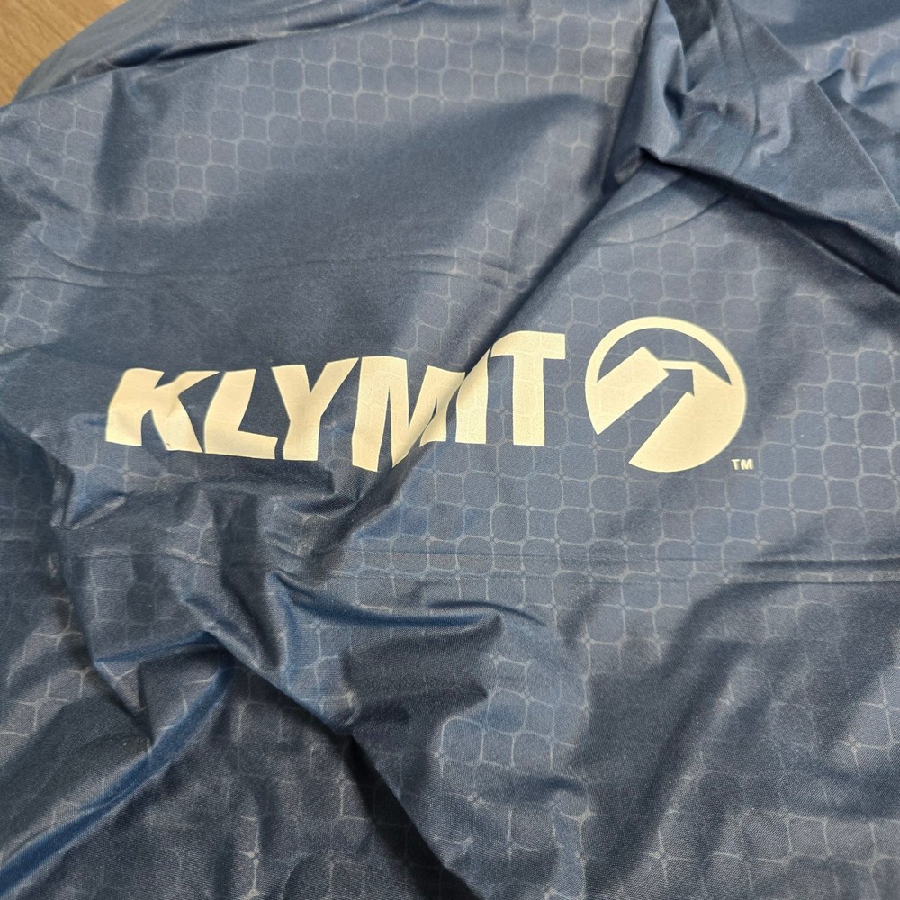 Klymit Static V Lightweight Sleeping Pad Blue 75D Polyester Camping Backpacking