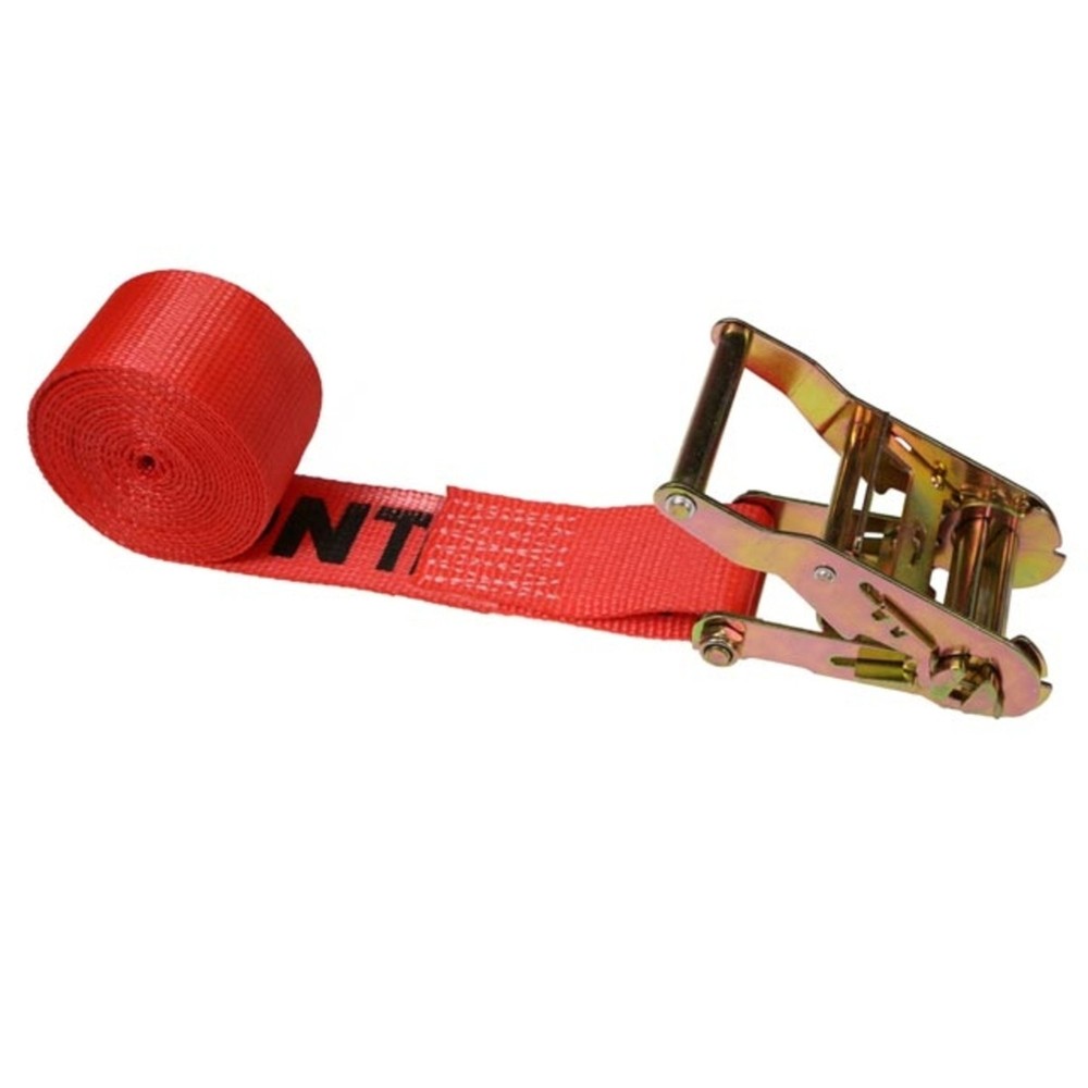 USCC 2" X 15' Endless Ratchet Straps - Red