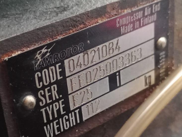 Tamrotor Marine Compressor Type E25 Code: 04021084 Screw Air Compressor