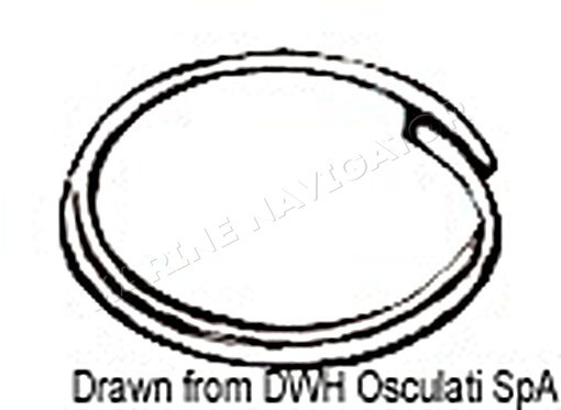 OSCULATI SS Split Ring 18x1.2 mm