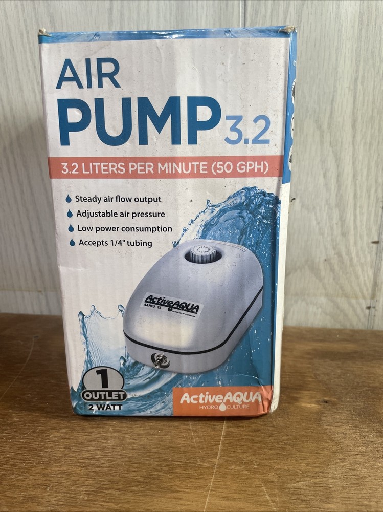 Air Pump 3.2 Liters Per Minute Active Aqua