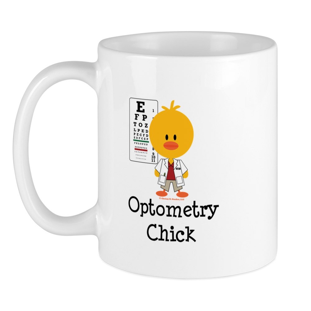 11oz mug Optometry Chick Optometrist Ceramic Coffee Tea Cup Gift
