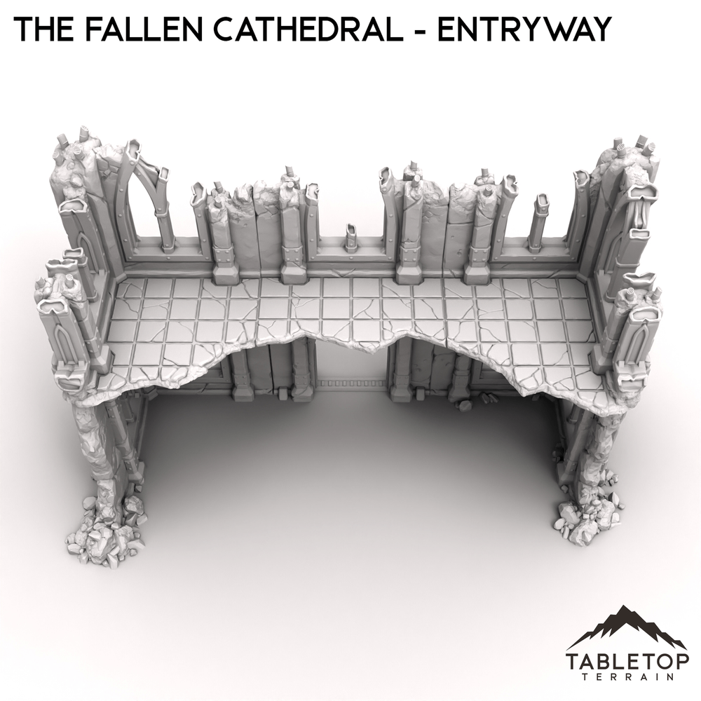 The Fallen Cathedral - Entryway - Grimdark Gothic Wargaming Tabletop