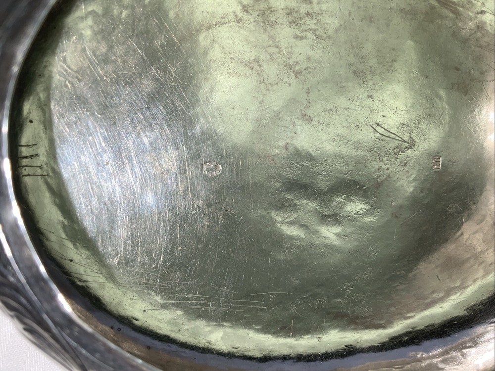 Antique Sterling Silver Repousse Box