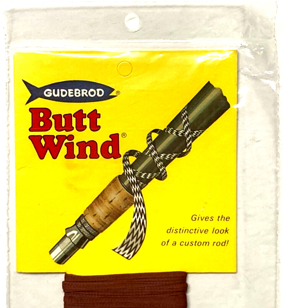 6 PACKS Gudebrod Butt Wind 3/32" Width Brown Rust 3-Yard For Custom Rods