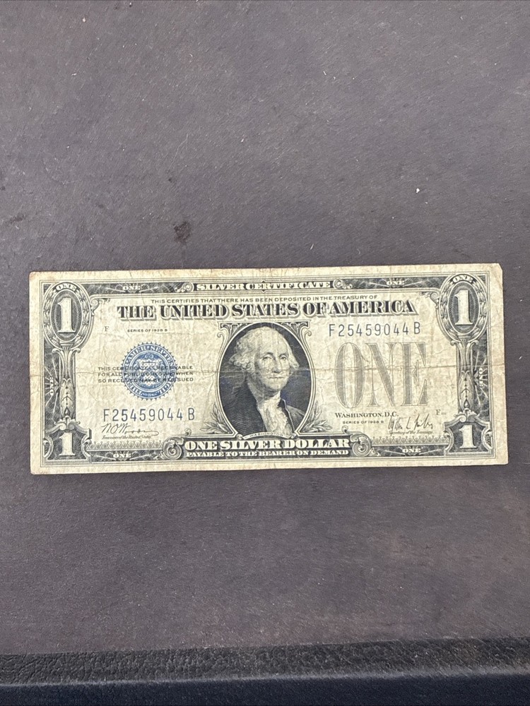 1928 B $1 Dollar  Silver Certificate
