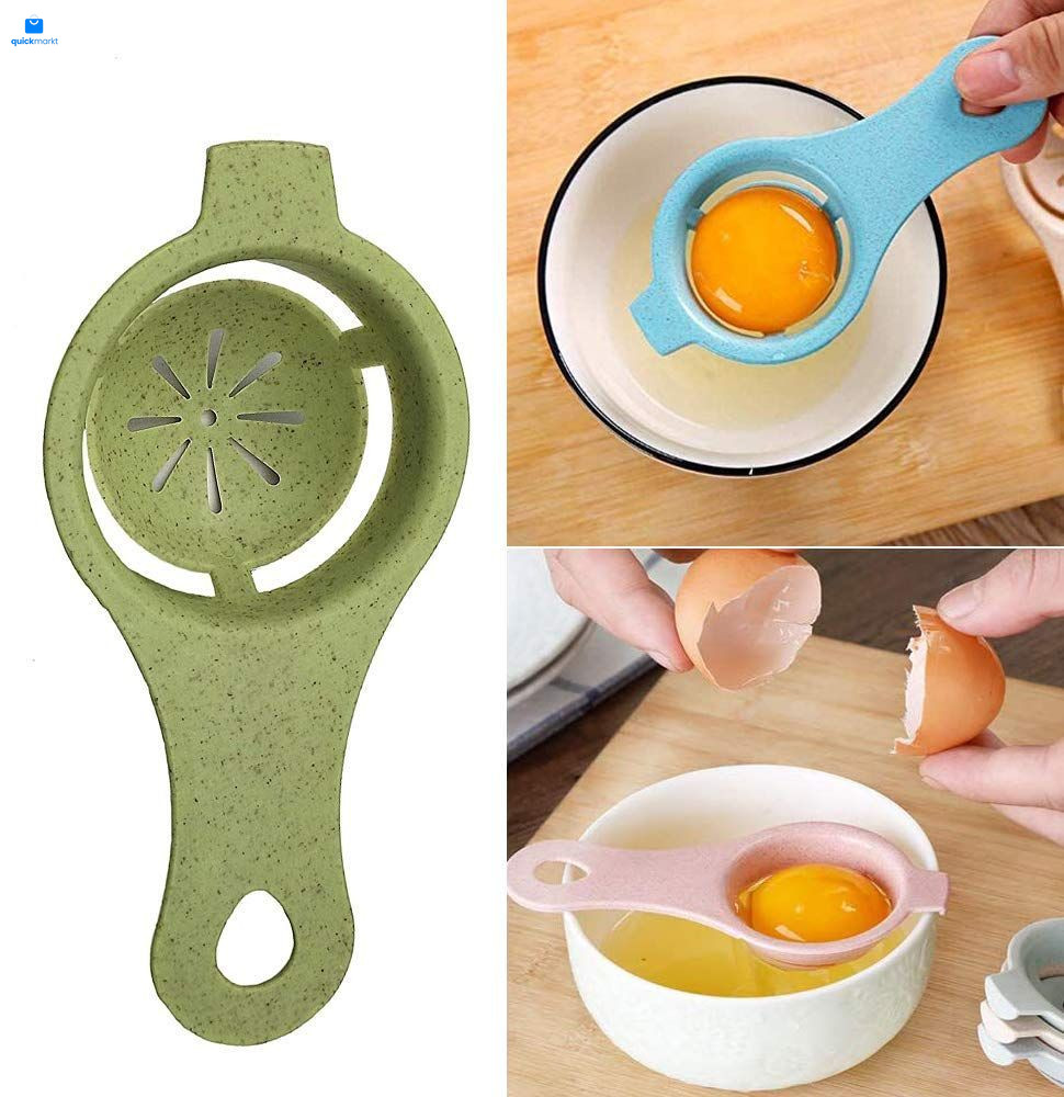 BAMUTU 3PCS Egg Separator Yolk White Pink