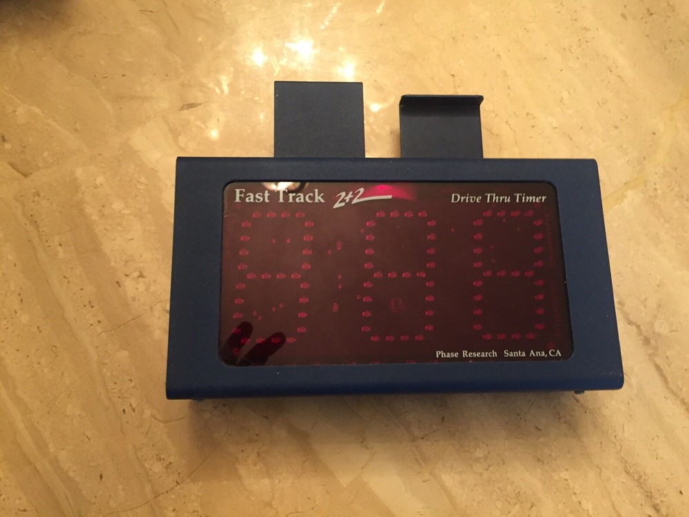 Fast Track 2+2 Drive-Thru Timer Display System