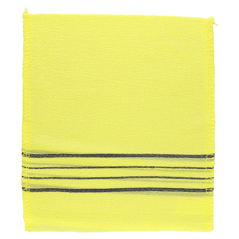 Exfoliating Towel, Yellow, 20 Count