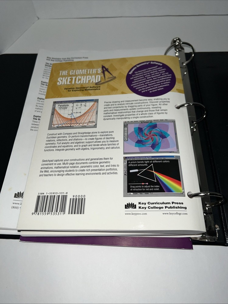 NOS Geometer's Sketchpad Version 4 Cd-Rom, Walkthrough Guide No CDs