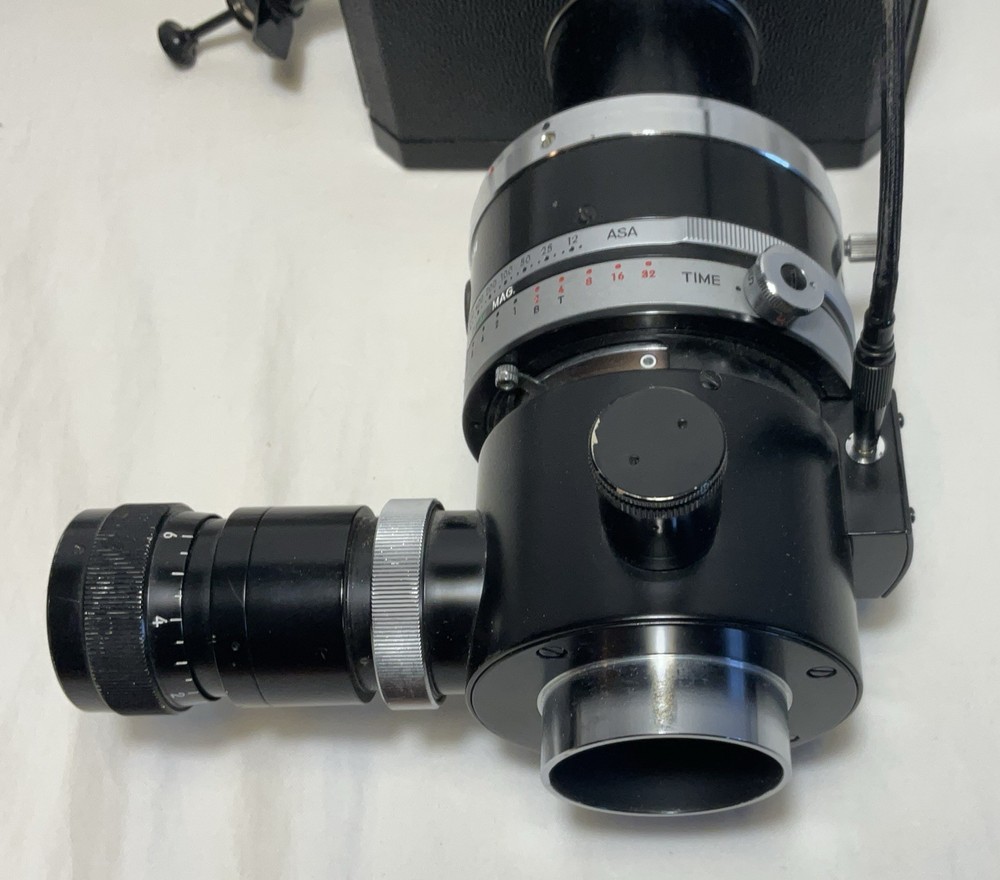 Nikon, Microflex, Adapter, EFM, with, M-35 camera, Nikon M-35 With EFM Microflex