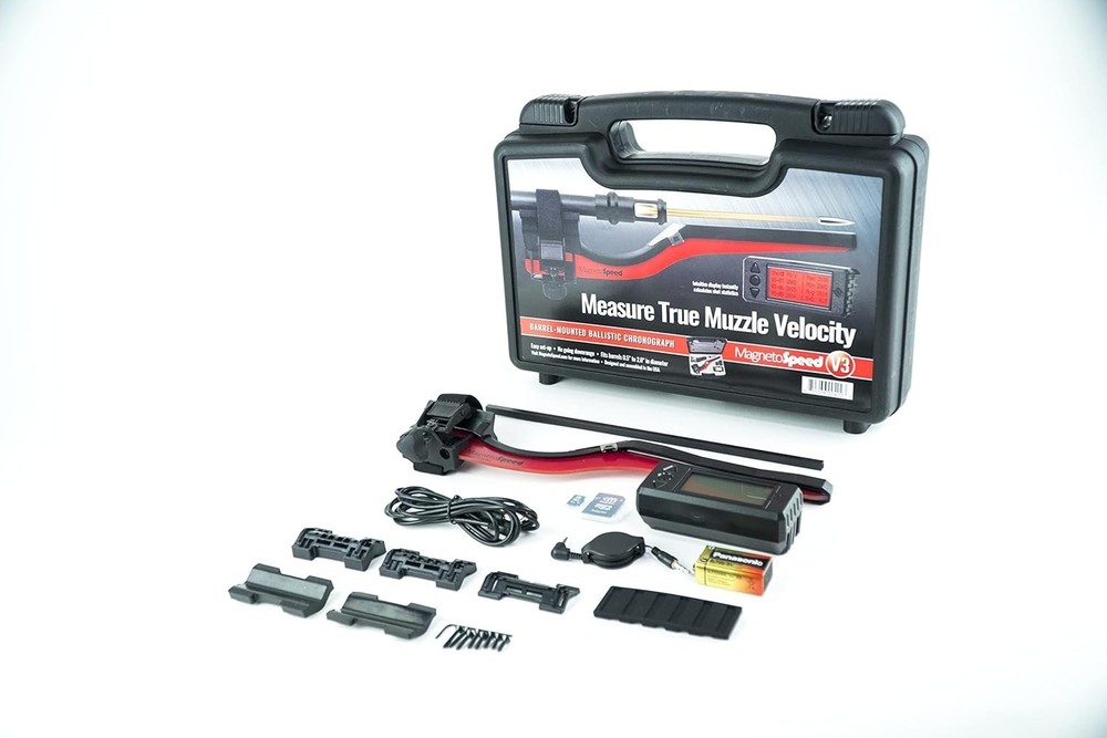 V3 Barrel-Mounted Ballistics Chronograph Kit, Black, Hardcase