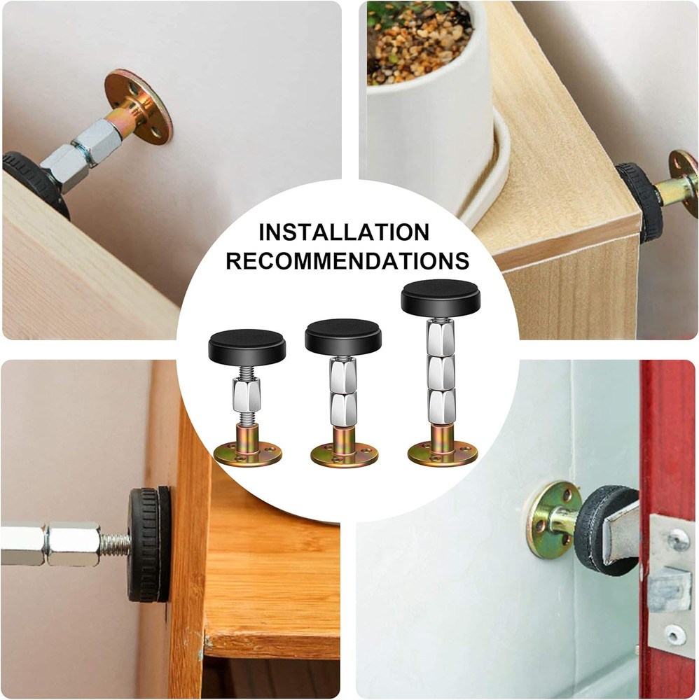 Adjustable Threaded Bed Frame Anti-Shake Tool, Headboard Stoppers, Bedside Headb