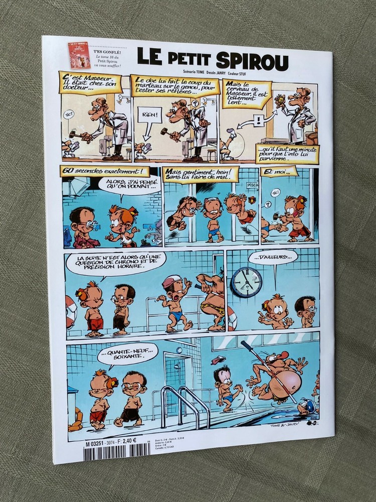 Spirou Weekly No. 3974 2014 In Excellent Condition