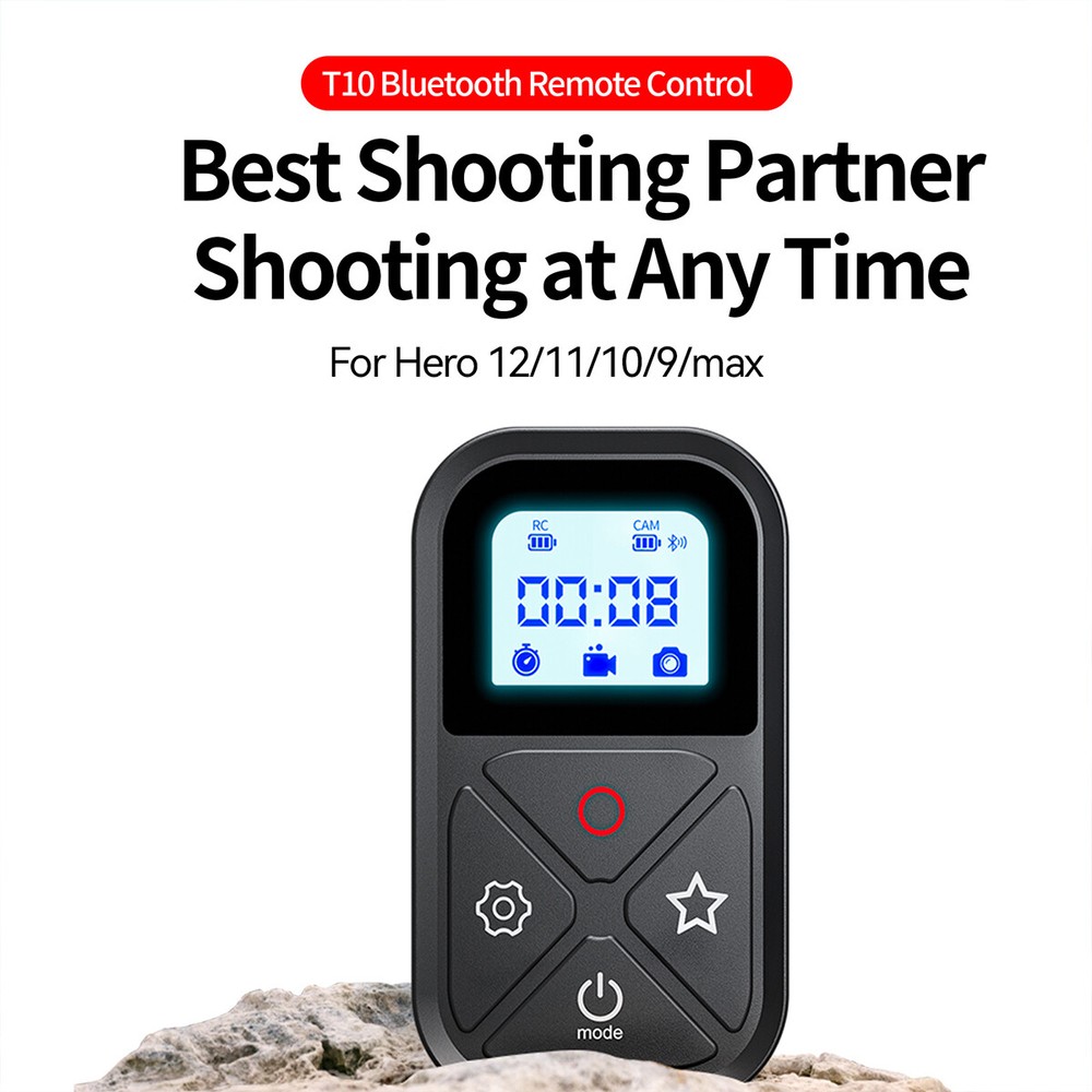 Wireless Smart Remote Control for GoPro 12/11/10/9/8/MAX WiFi Camera Controller