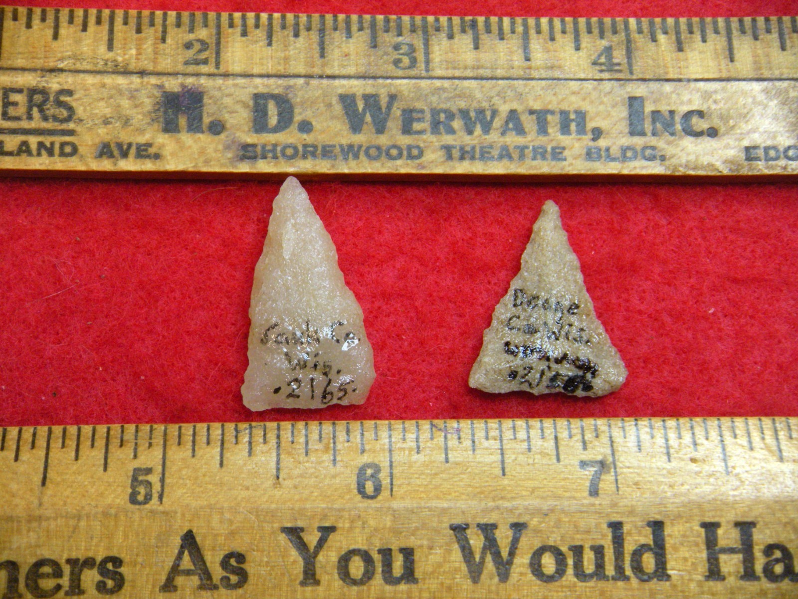 2 HIXTON MADISON POINTS – LATE DAVE STILP COLLECTION - BOUGHT FROM ROCKETFLYER