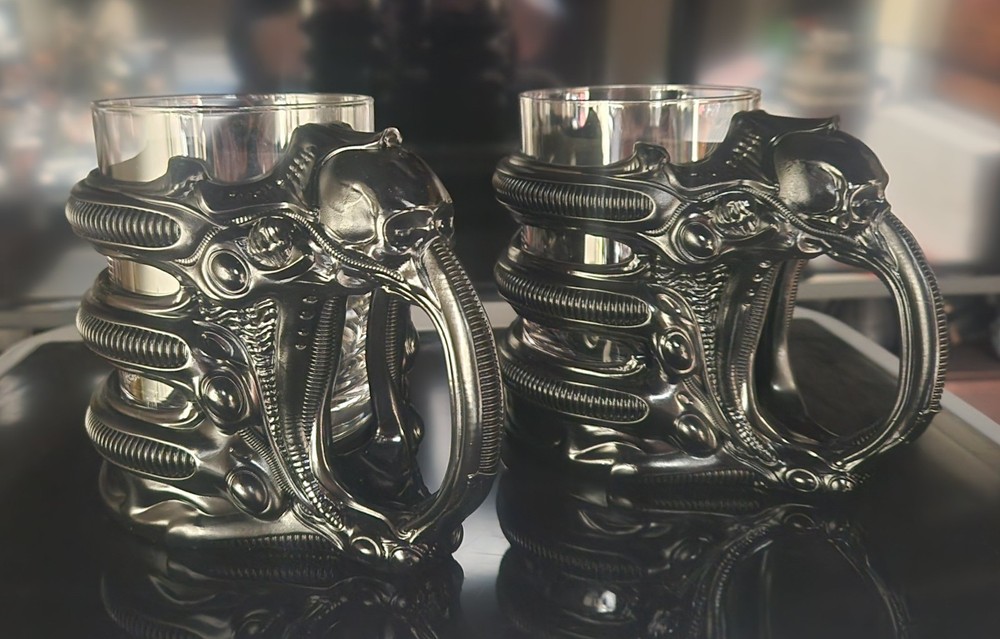 H R Giger Style Engineer Mug