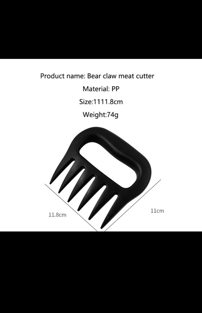 BBQ Meat Shredder, Bear Claws Pulled Pork