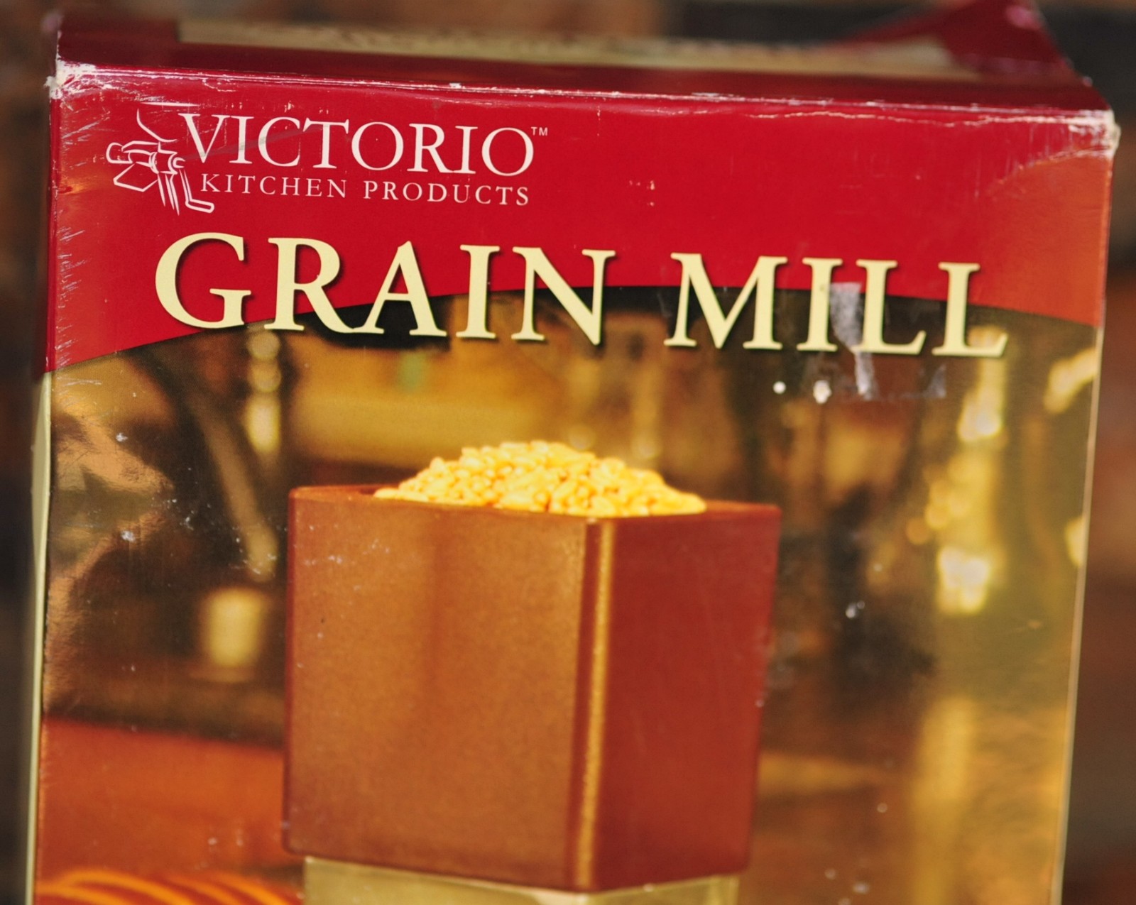 Victorio VKP1012 Hand Crank Grain Mill W/Clamp Base Grind Wheat Rice Oats Barley