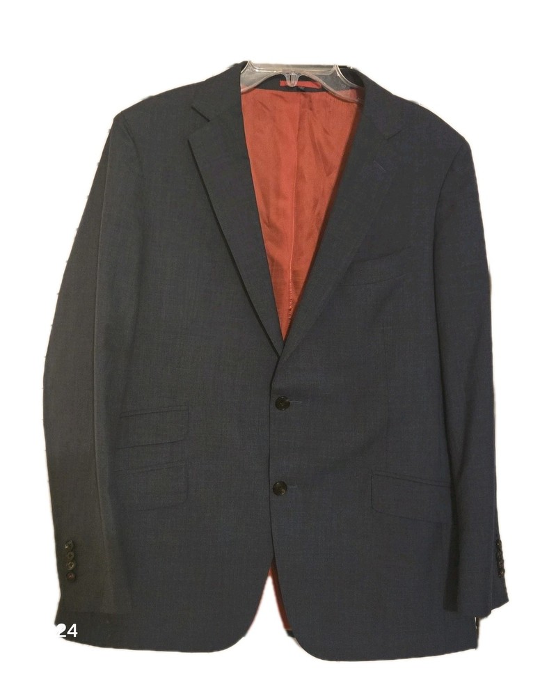 Suitsupply E.Thomas Blazer 42R Gray Pure Wool