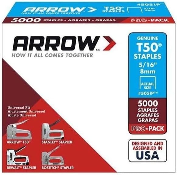 STAPLES T50 5/16"PK5000