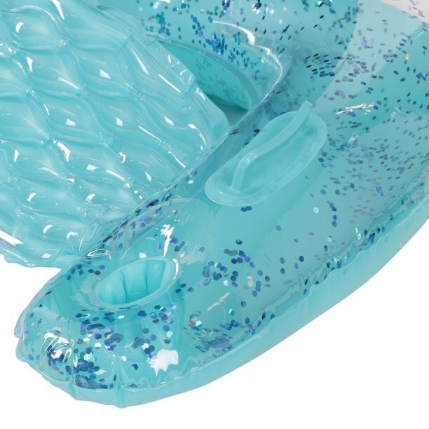 Glitter Aqua Sun Chair Float Blue Pool Candy