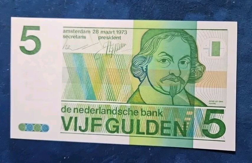 Netherlands 5 Gulden 1973, P-95