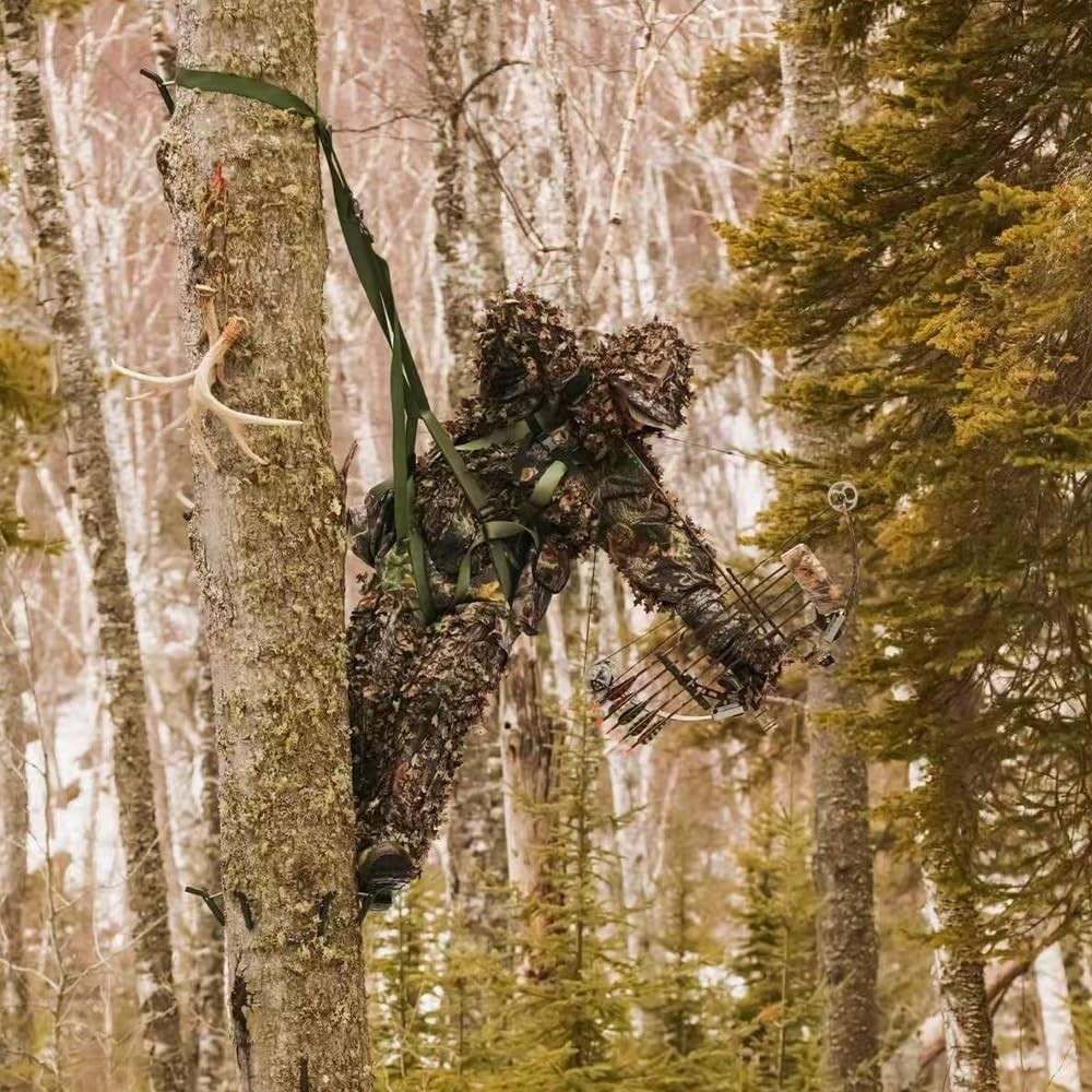 Aluminum Tree Saddle Platform Tree Saddle System Platform for Hunting (Dark G...
