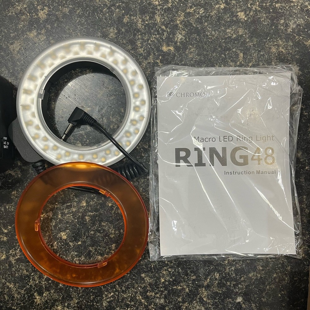 Chromo Macro LED Ring Light Ring 40 Nikon, Sigma NIB
