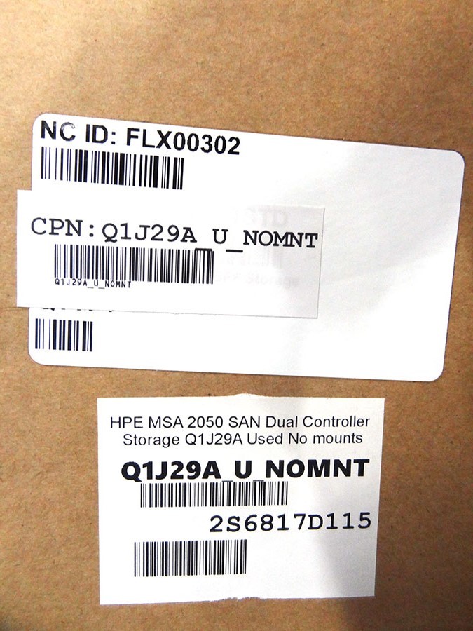 HP Q1J29A MSA 2050 SAS DUAL CONTROLLER SFF STORAGE ARRAY