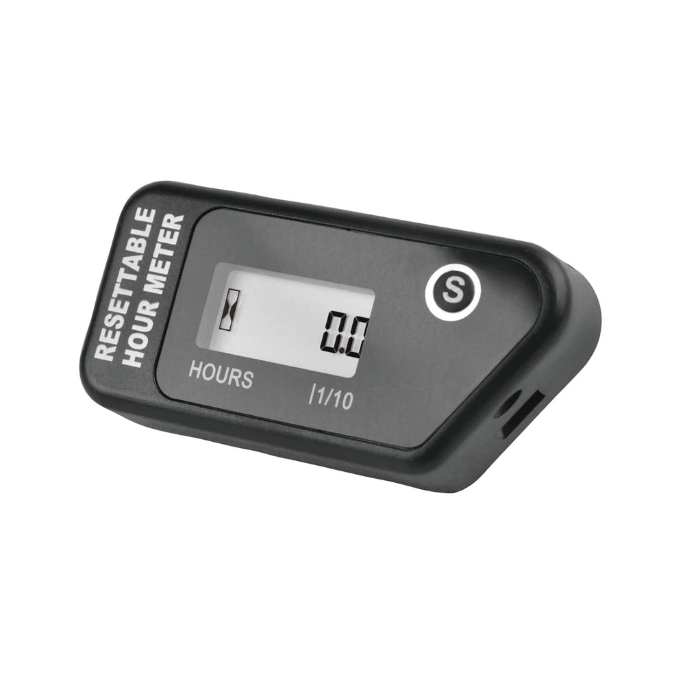 Digital LCD Inductive Hour Meter Maintenance Hourmeter Waterproof for Marine Boa