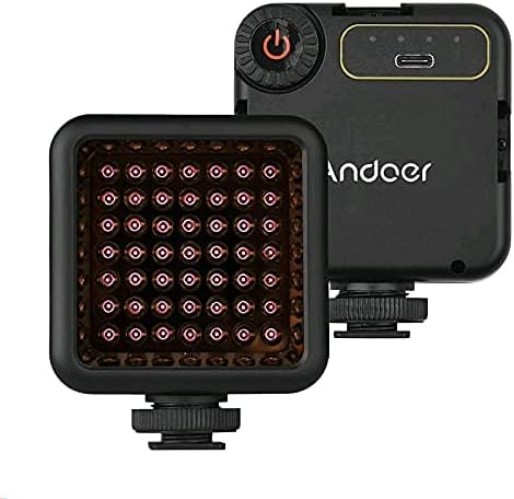 Compact USB Rechargeable IR Night Vision Light - 20m Range for Video Cameras