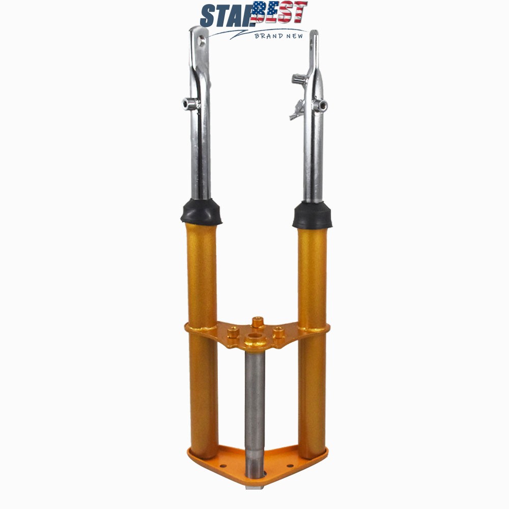 Stock Front Forks Suspension For Honda CRF XR 50 CRF50 XR50 Z50 Drum Brake Gold