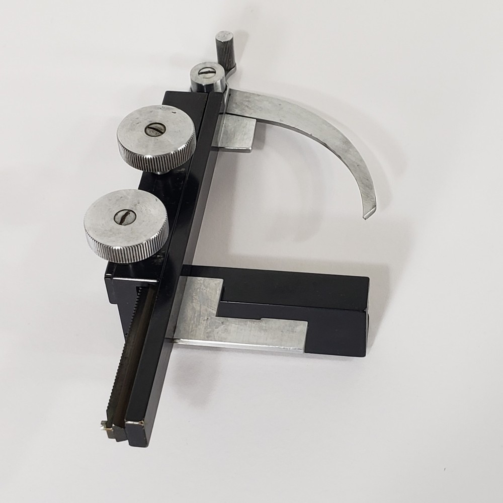 Tested X-Y Mechanical Stage For Microscope Stages Adjustable Knobs Slide Holder