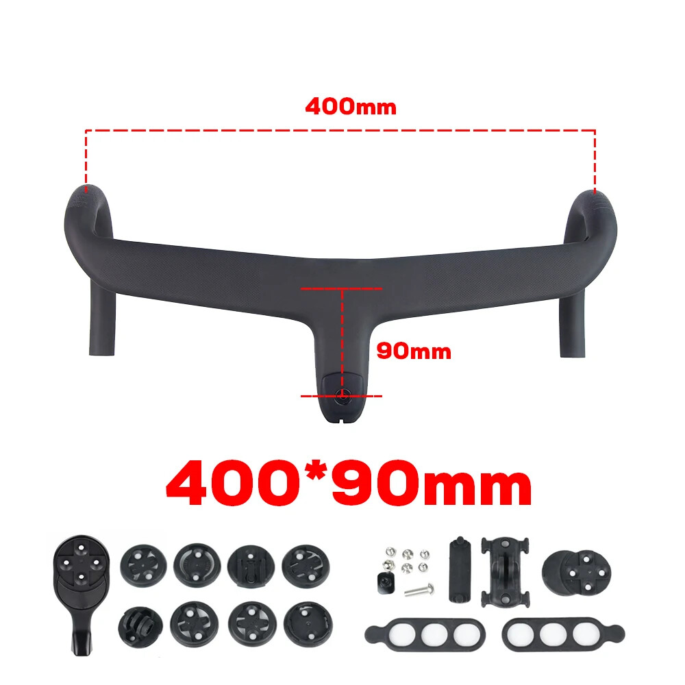 Full Internal Cable Routing Road Bicycle Drop Bar Carbon Integrated Handlebar