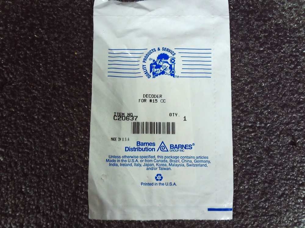 Key Decoder #20637 KK-1, KK-3 for use w/ #15 CODE Cutter (DR)