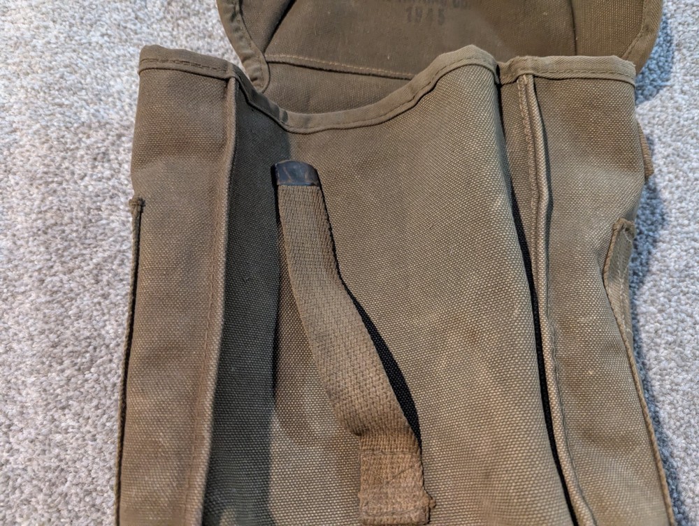 WWII Us Army Bag Ammo Carrying Infantry Military Soldier M1945 M1 Ammunition