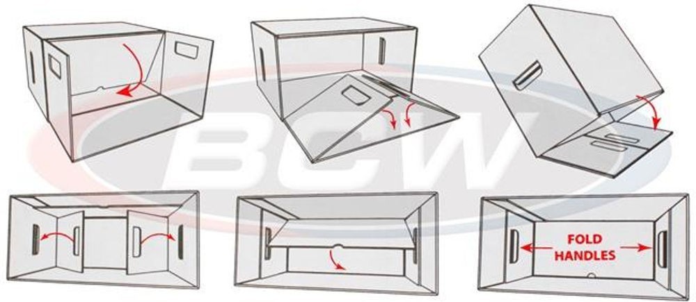 BCW Magazine | Document |Golden Age Size | Comic Book Storage Box - 5 Pack