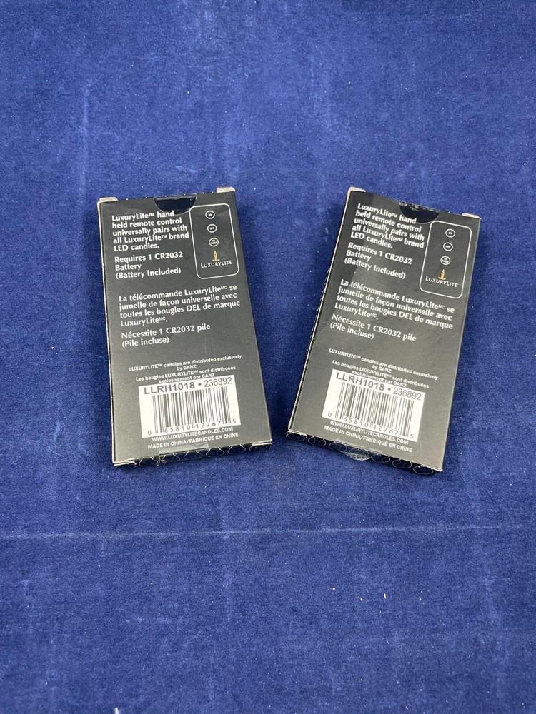 LuxuryLite Hand Held Remote Control for LED Candle Two Pack