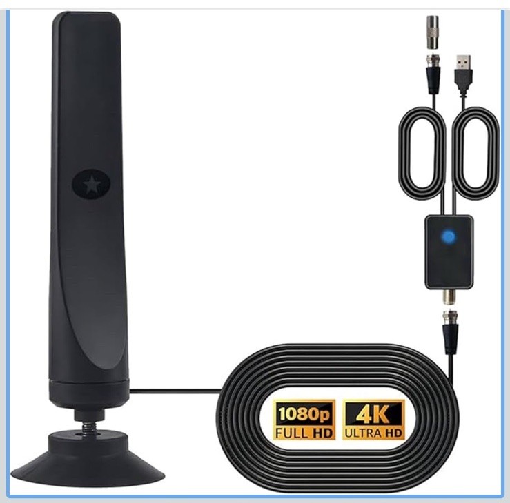 WAVEMAX Indoor TV Antenna Digital HDTV 4K Ultra HD & 1080P Full HD SEALED