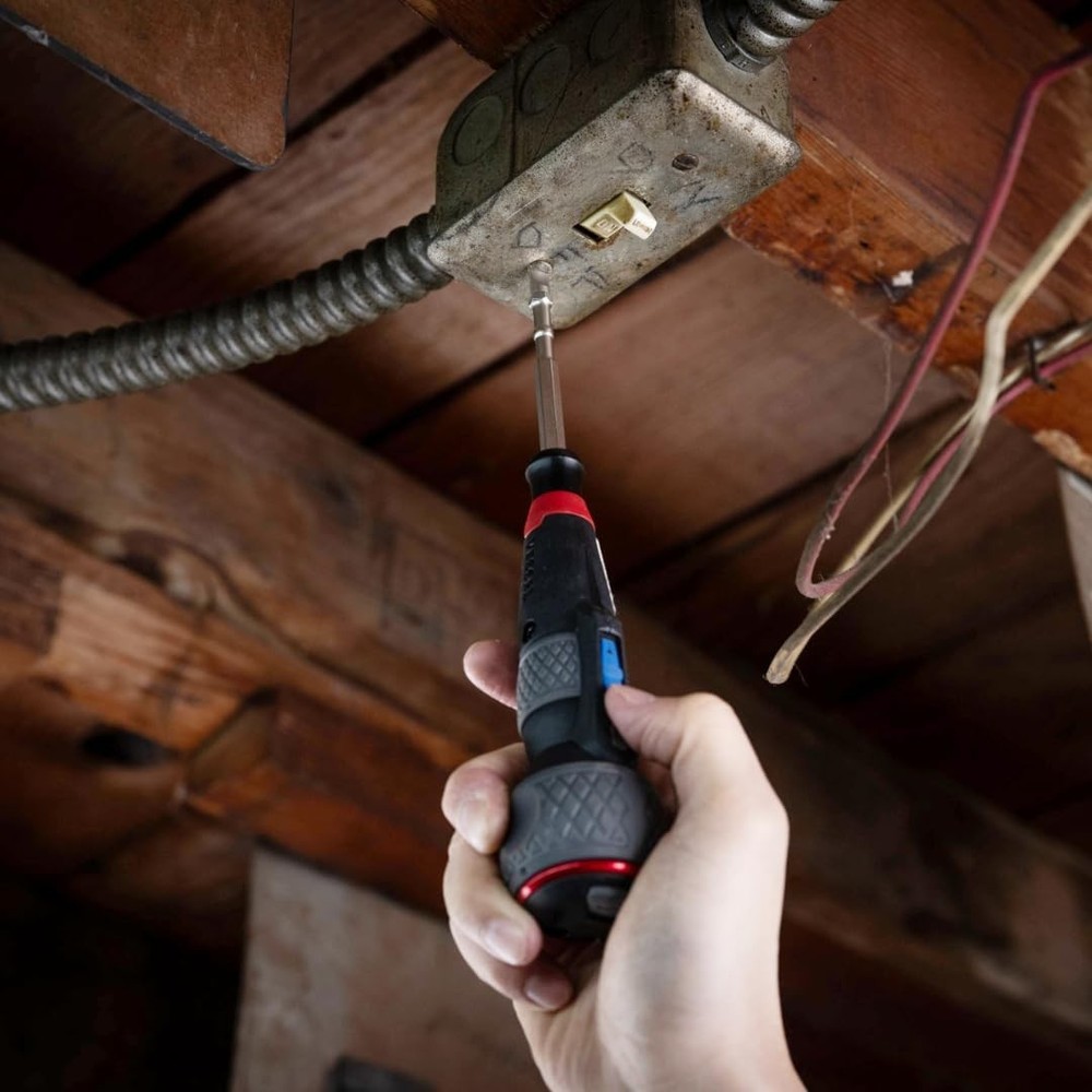 Ergonomic e-ASSIST Screwdriver with 3 Speeds & 5PC Bit Set - Innovative Tool