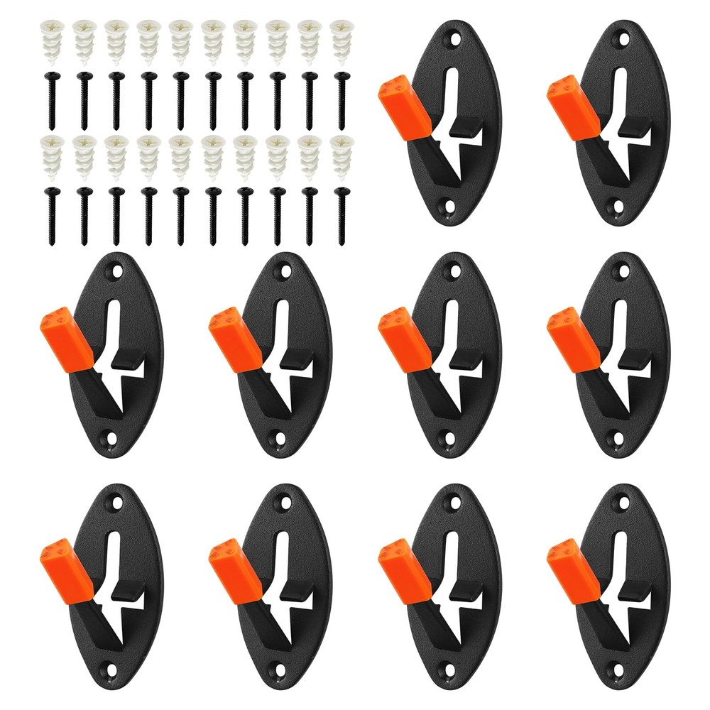 10pcs European Mount Skull Hanger, Deer Rock Solid Black