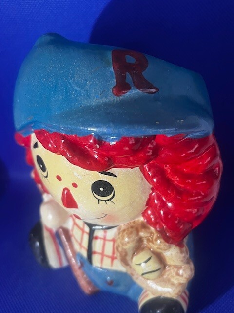 Raggedy Ann Baseball Planter Vase