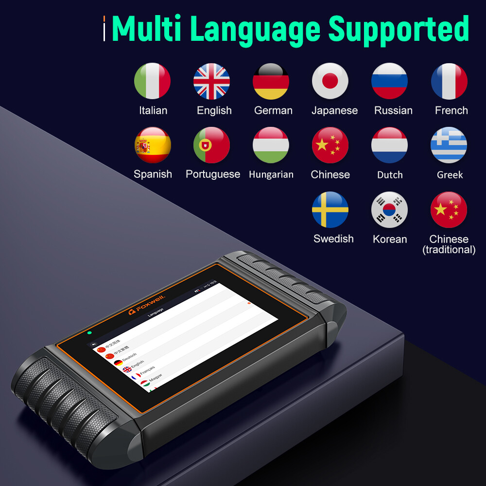 Foxwell NT706 Scanner Code Reader ABS SRS Engine Transmission Diagnostic Tool