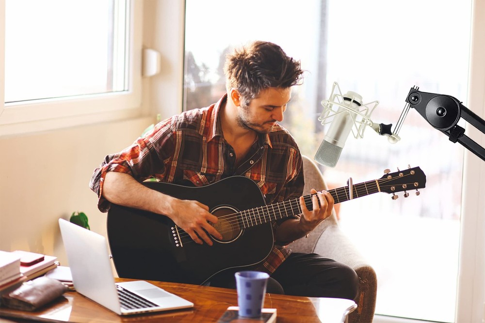 TLM 103 Shock Mount - Microphone Compatible for Neumann Medium, Silver