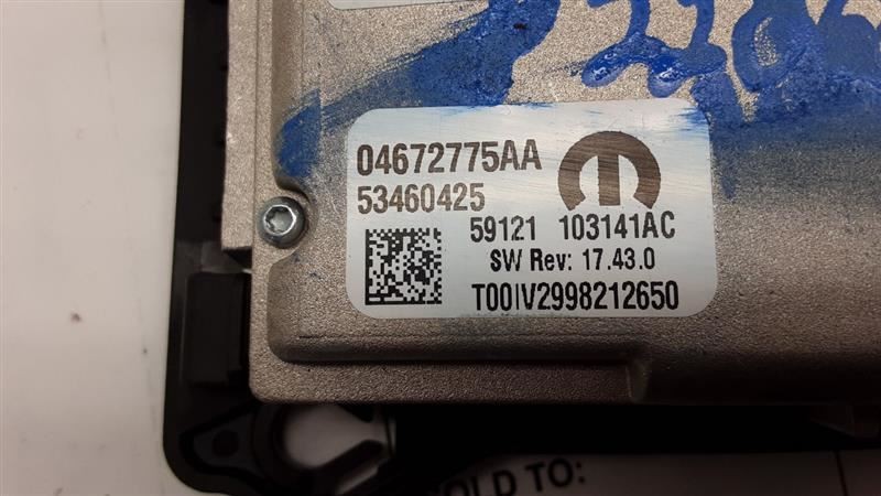 Camera/Projector Camera Front View Fits 17 PACIFICA 536282