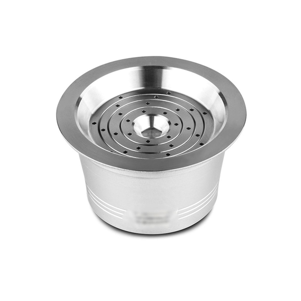 Stainless Reusable Vertuoline Capsule+Spoon+Brush For Caffitaly Ruby
